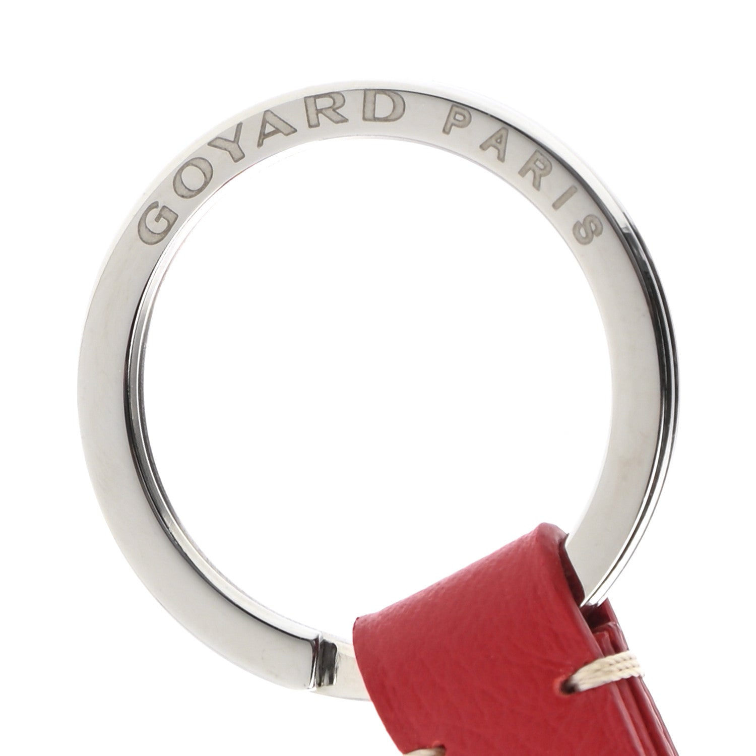 Goyard Goyardine Sesame Key Holder Red 6 of 6