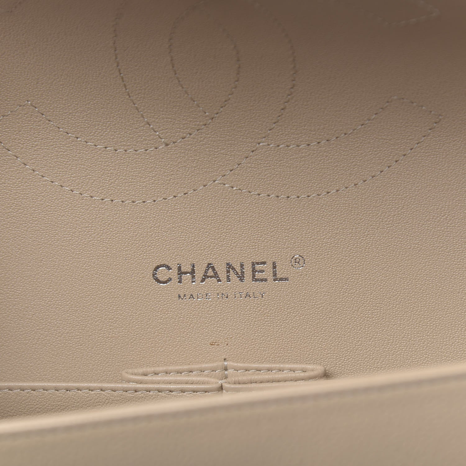 Chanel Caviar Quilted Jumbo Double Flap Beige Clair 6 of 10