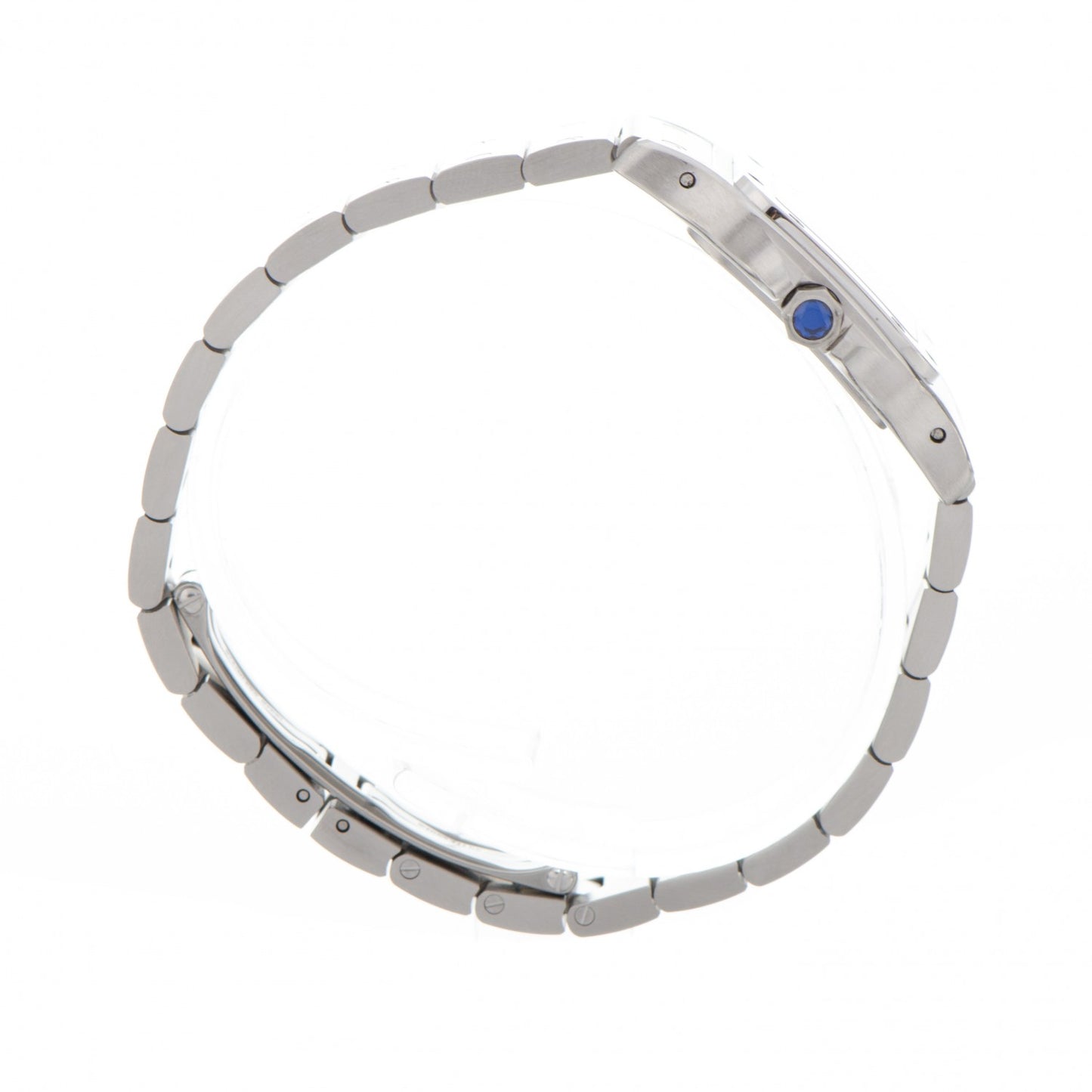 Stainless Steel 24mm Santos de Galbee Quartz Watch