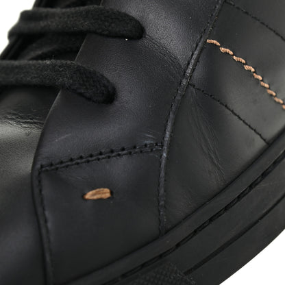 Fendi Calfskin FF Mens Low Top Sneakers 12 Black Brown 16 of 16