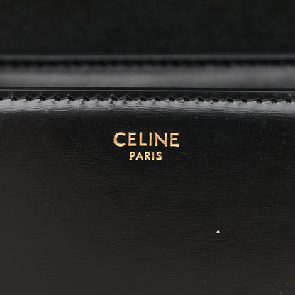 Celine Shiny Calfskin Small Triomphe Black 6 of 10