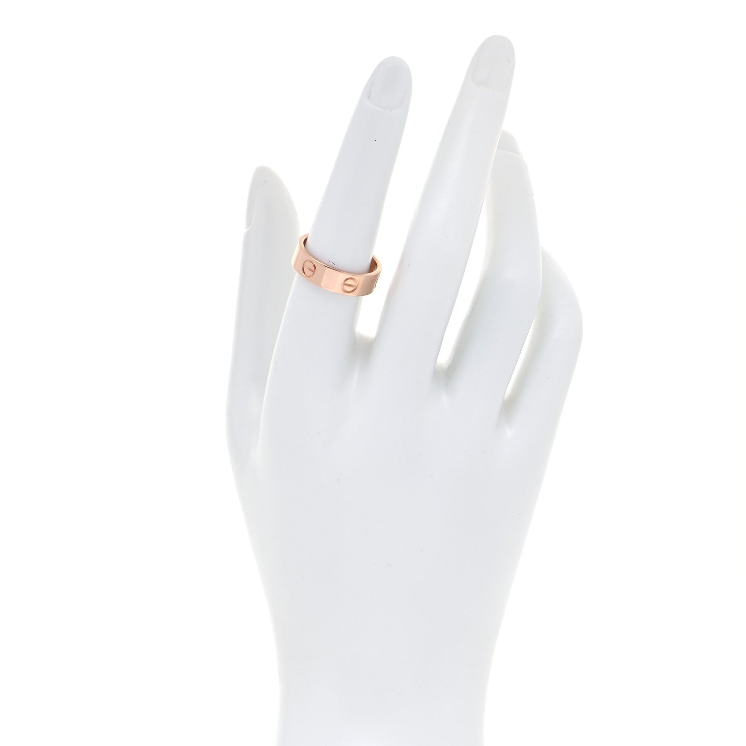 Cartier 18K Pink Gold 5.5mm LOVE Ring 55 7.25 2 of 5
