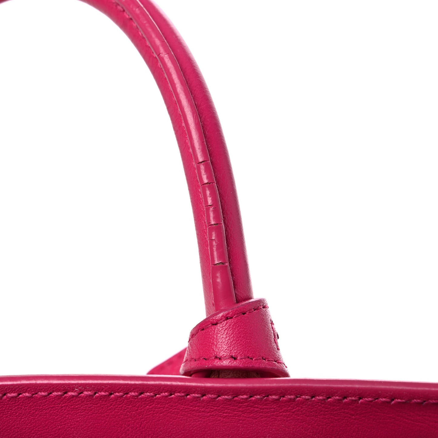 Calfskin Nano Sac De Jour Lipstick Fuchsia