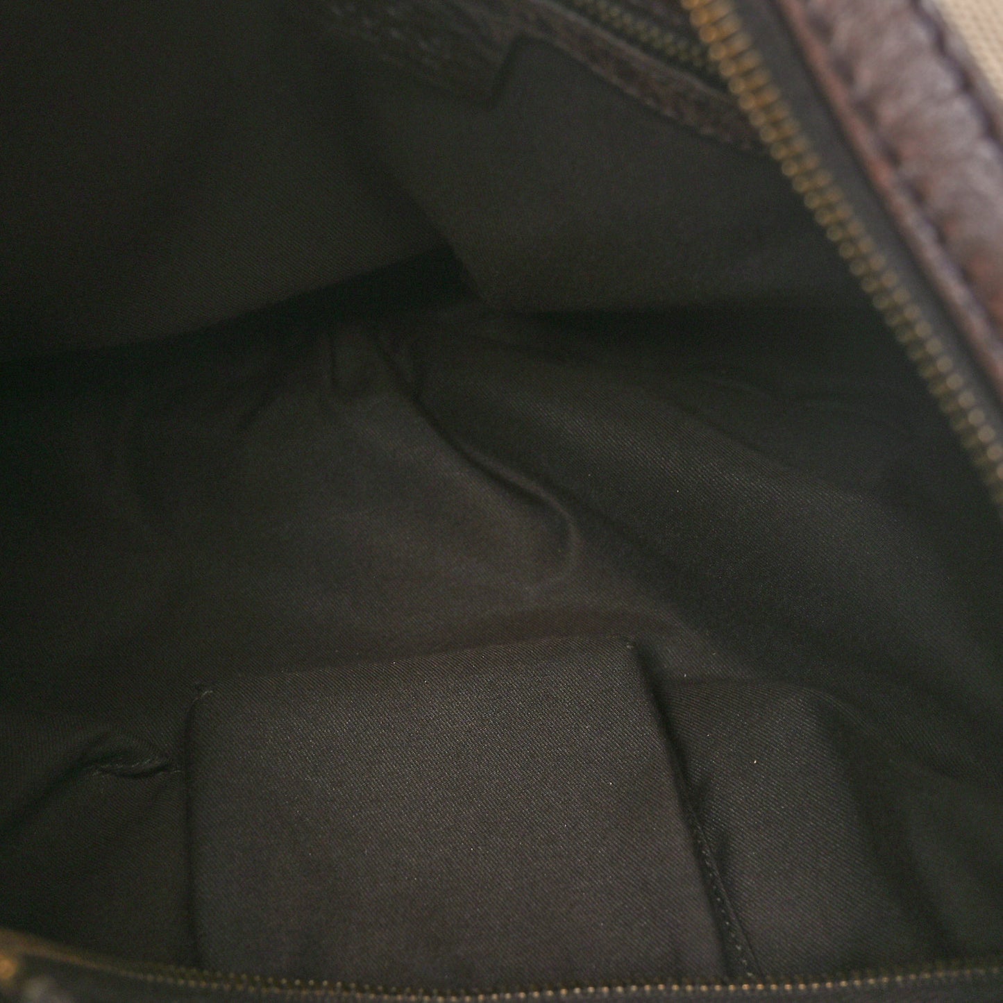 Monogram Medium Interlocking Hobo Dark Brown