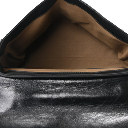 Givenchy Creased Patent Calfskin Medium ID Flap Black 5 of 9