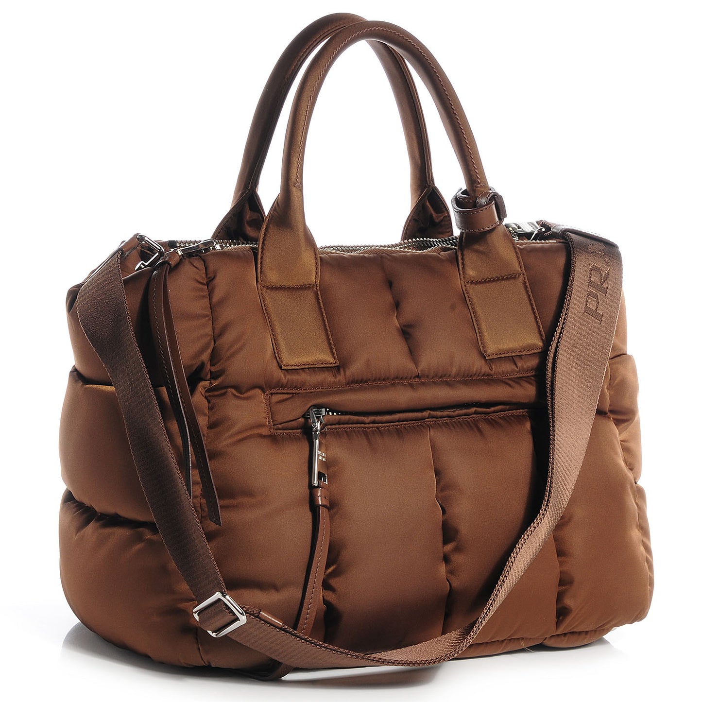 Tessuto Nylon Bomber Tote Corinto