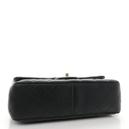 Chanel Lambskin Quilted Small Sweet Camellia Flap Black 4 of 12