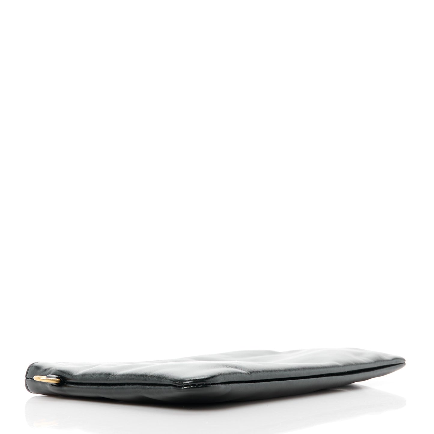 Shiny Calfskin 22 Removable Pouch Black