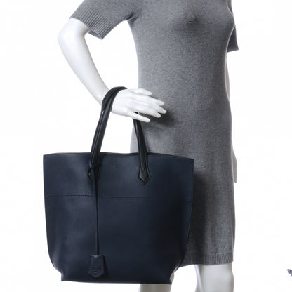 Fendi Vitello All In Tote Navy 2 of 8