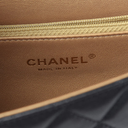 Chanel Lambskin Quilted Small Chic Pearls Flap Black 6 of 11
