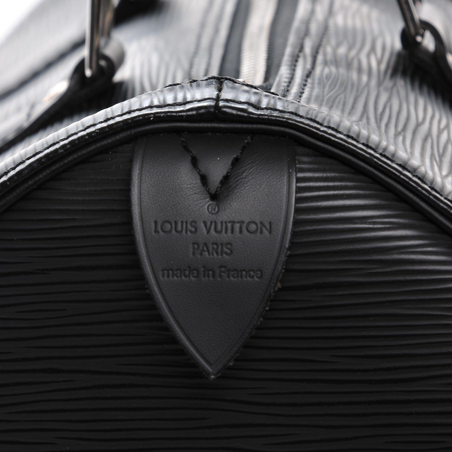 Louis Vuitton Epi Speedy 30 Black 5 of 6