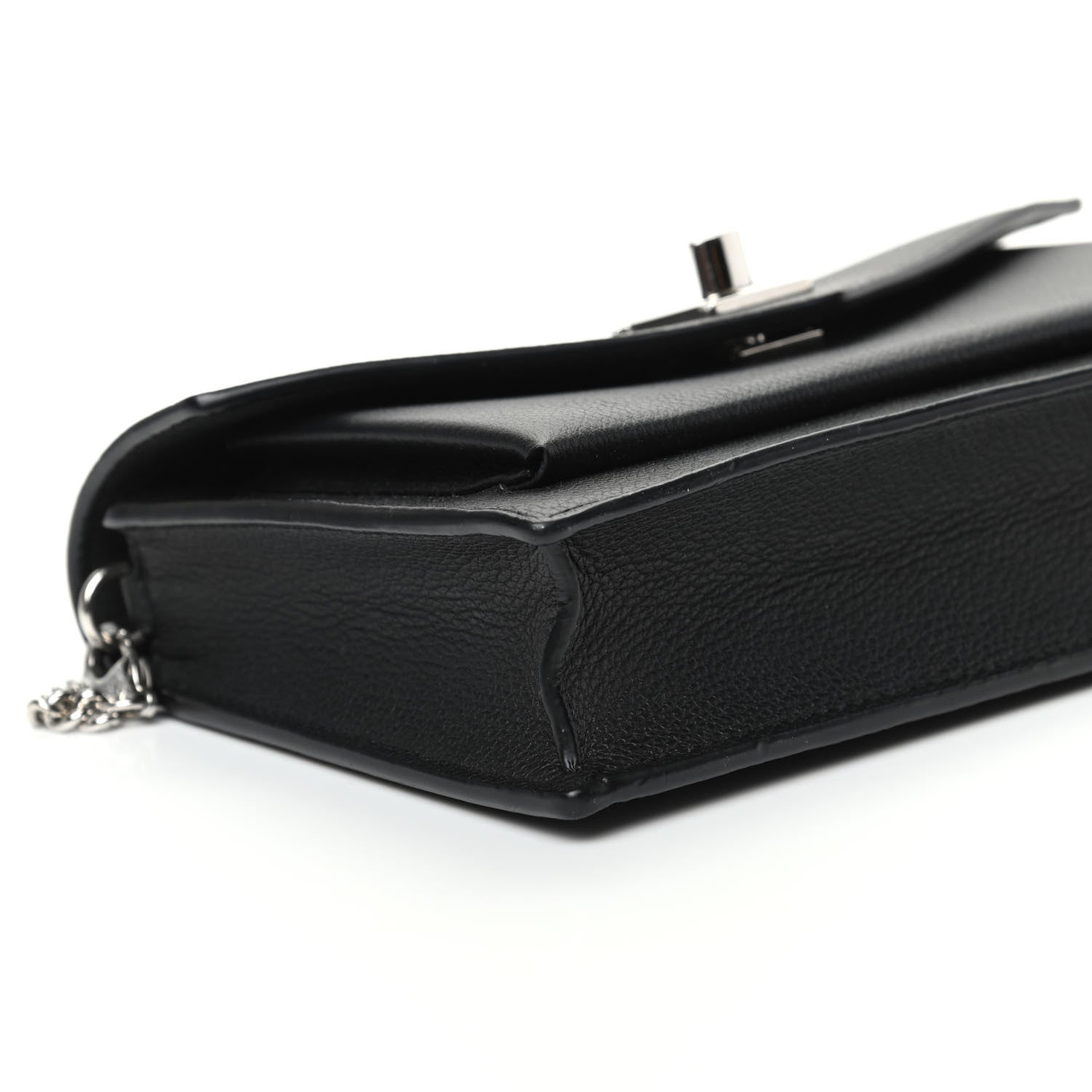 Louis Vuitton Soft Calfskin My Lockme Chain Pochette Black 7 of 8