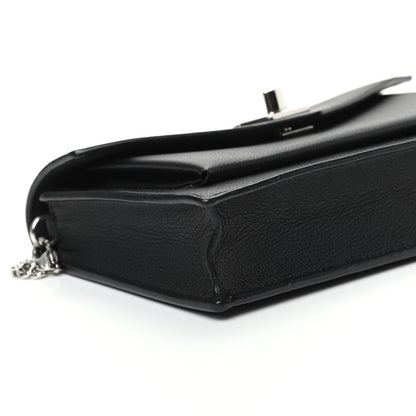Louis Vuitton Soft Calfskin My Lockme Chain Pochette Black 7 of 8