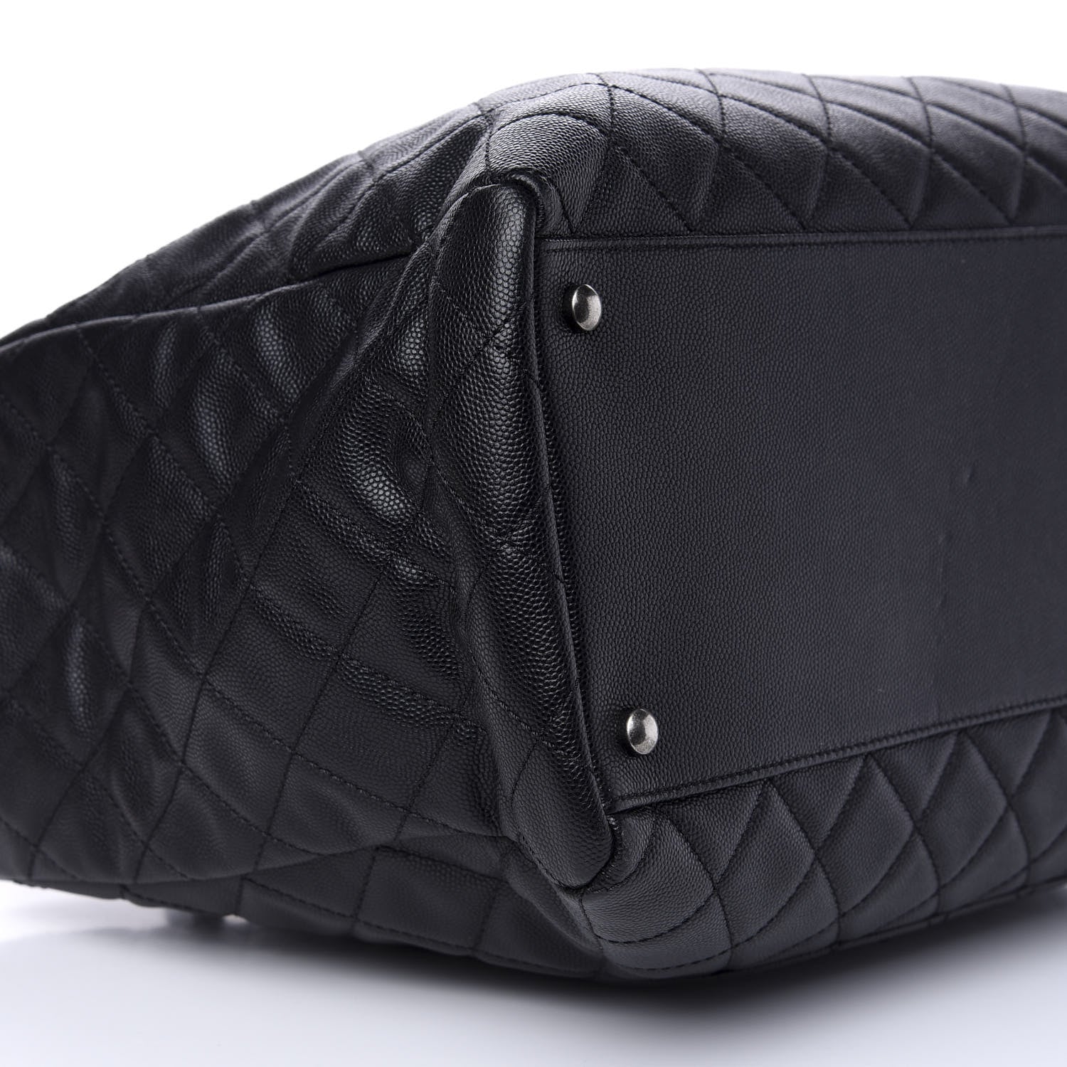 Chanel Caviar Quilted Large Coco Handle Shopping Tote Black 8 of 10