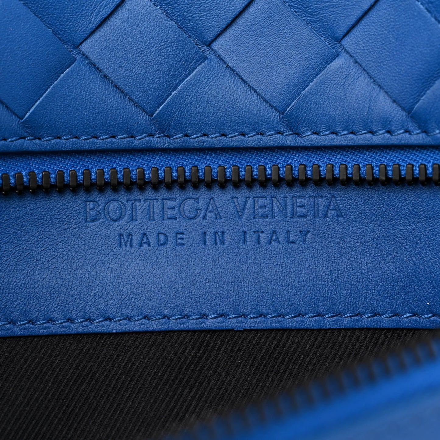 BOTTEGA VENETA Nappa Intrecciato Belt Bag Bluette