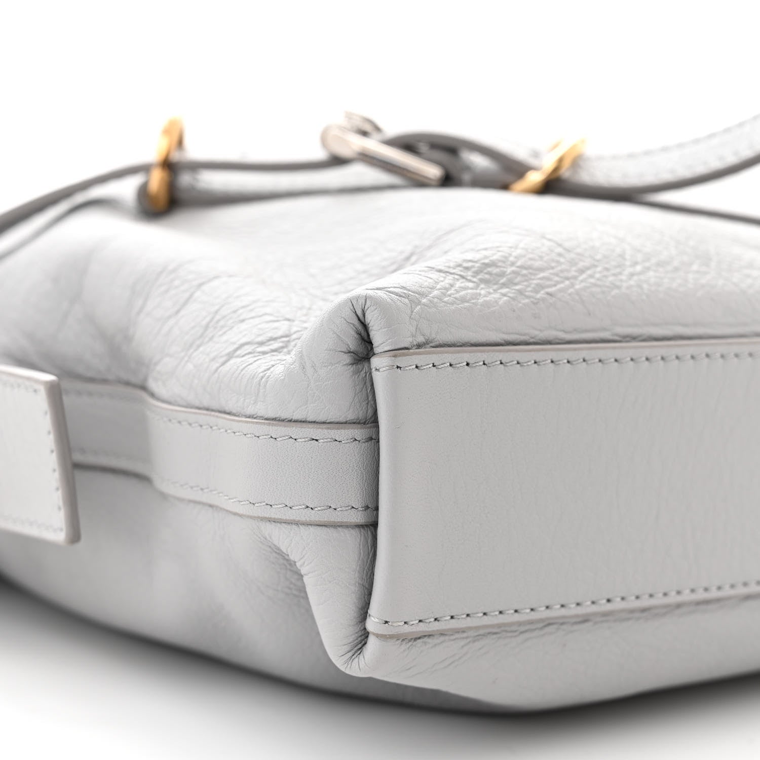 Givenchy Calfskin Medium Voyou Bag Light Grey 9 of 10