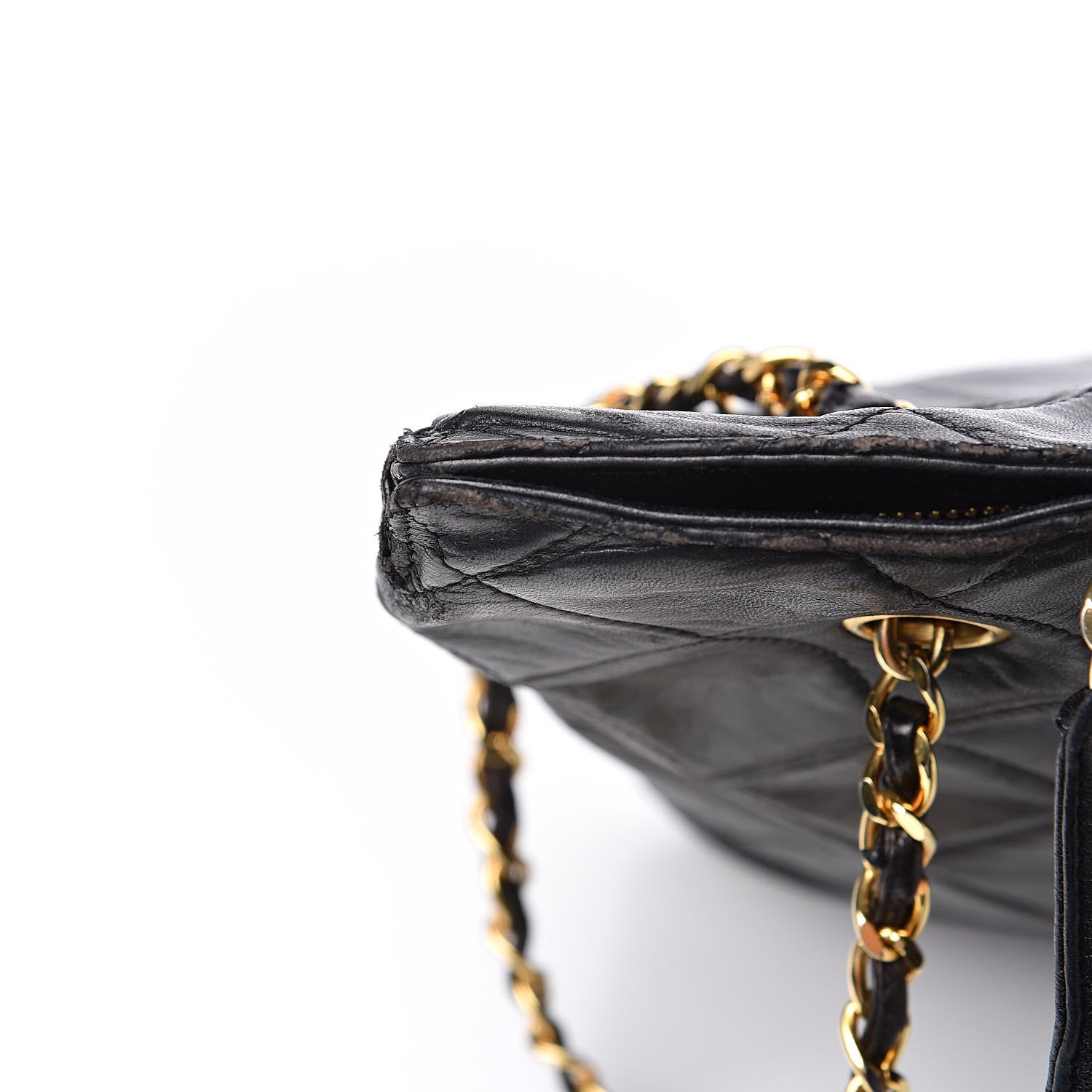 Chanel Lambskin Quilted Shoulder Bag Black 13 of 13