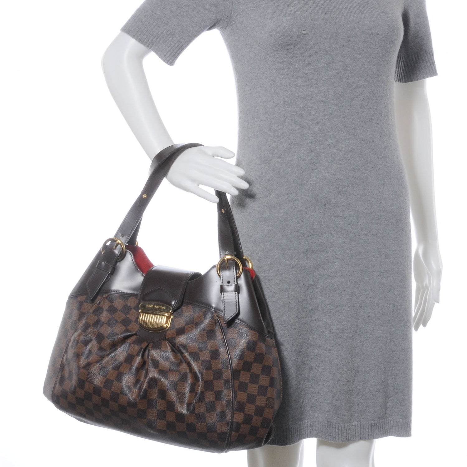 Louis Vuitton Damier Ebene Sistina GM 2 of 7