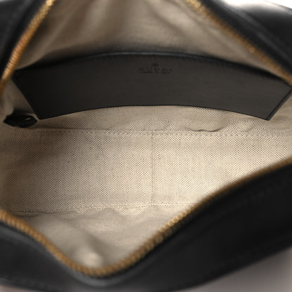 Gucci Calfskin GG Matelasse Shoulder Bag Black Natural 5 of 10