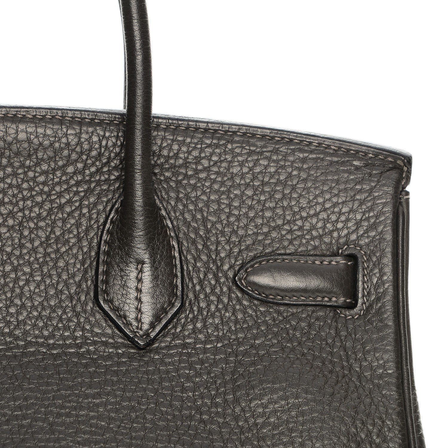 Hermes Taurillon Clemence Birkin 30 Graphite 9 of 28