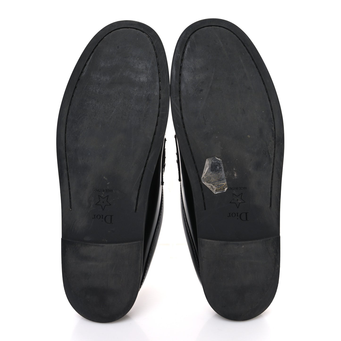 Brushed Calfskin Boy Loafer Mule 36 Black