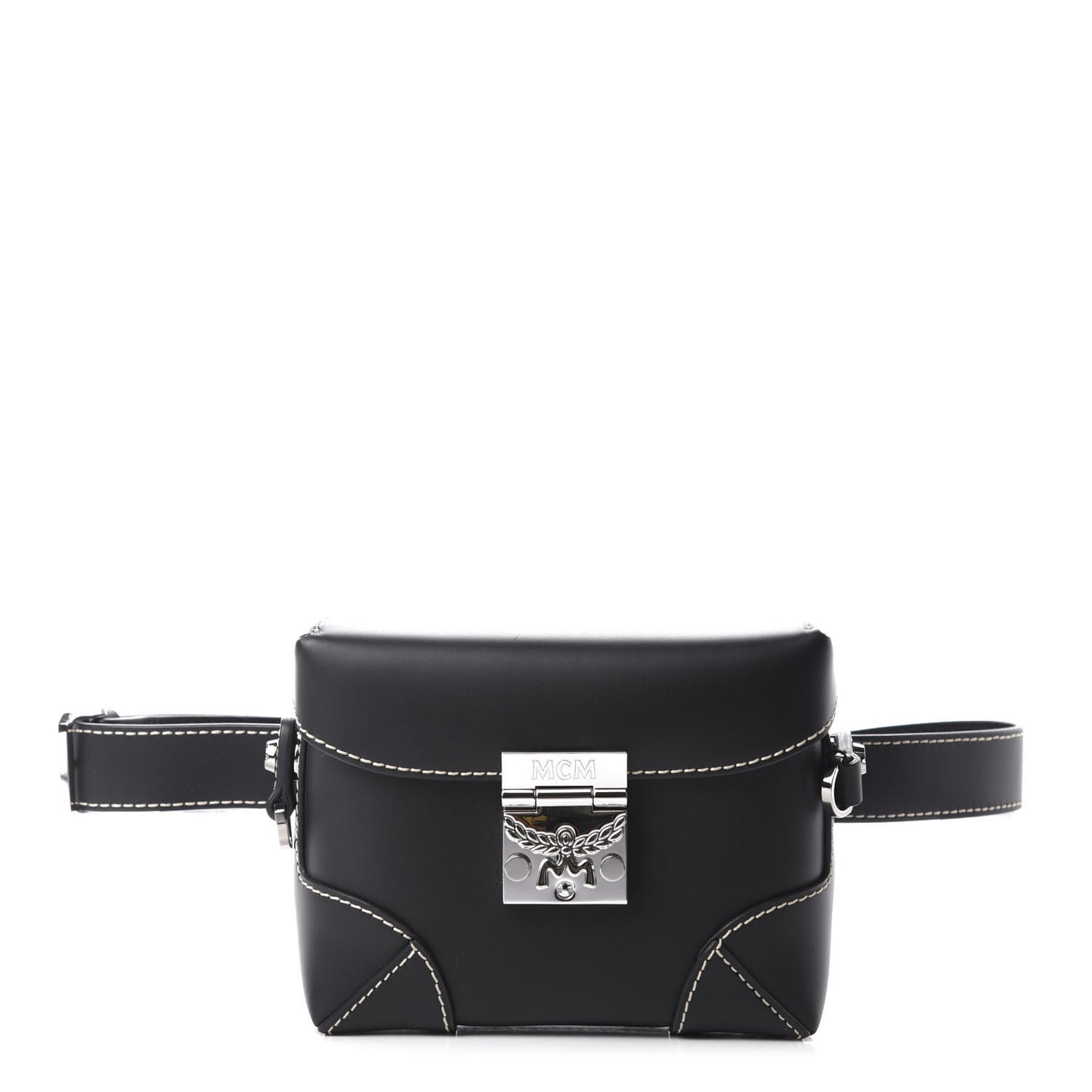 Calfskin Ottomar Monogram Soft Berlin Belt Bag Black