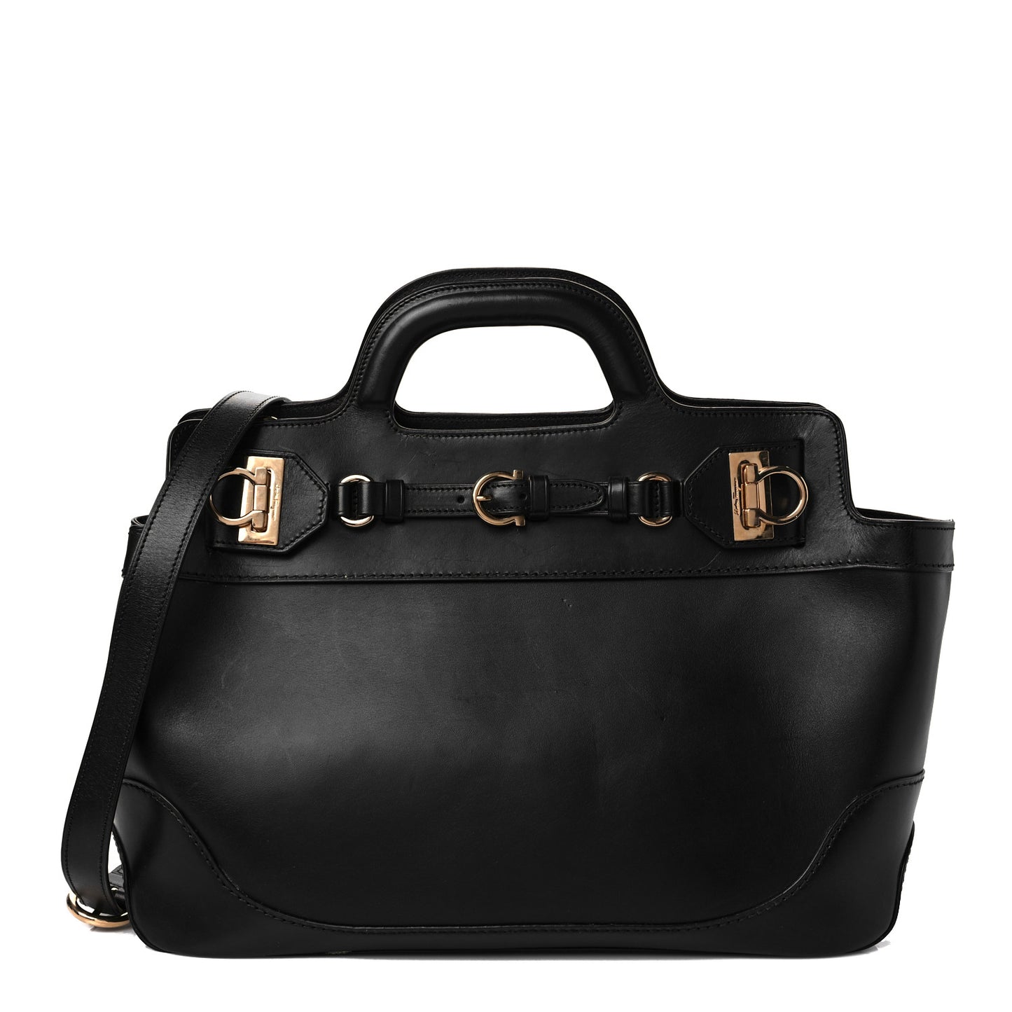 Calfskin Wanda Tote Black