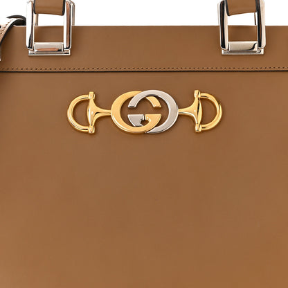 Gucci Smooth Calfskin Medium Zumi Top Handle Bag Friky Taupe 8 of 11