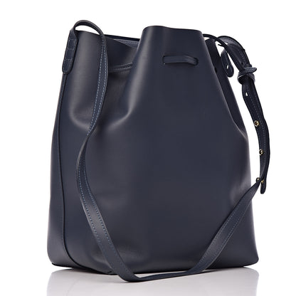 Mansur Gavriel Calfskin Bucket Bag Blu 4 of 11