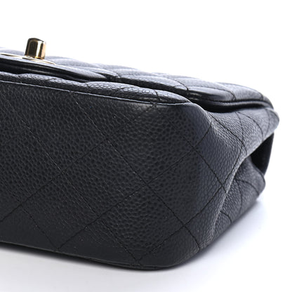 Chanel Caviar Quilted Mini Square Flap Black 9 of 9
