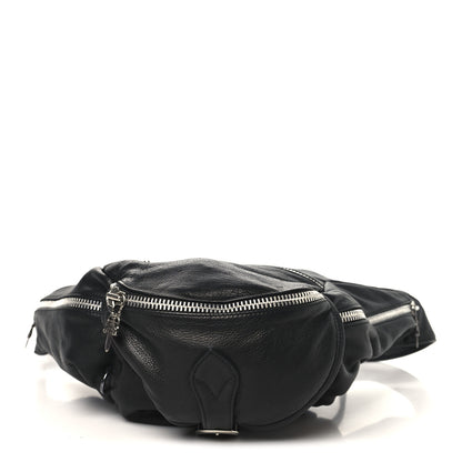 Chrome Hearts Grained Calfskin Snat Pack Gunslinger Waist Bag Black 1 of 13