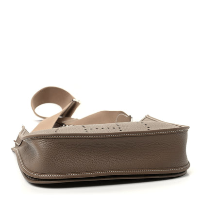 Hermes Taurillon Clemence Evelyne III PM Etoupe 4 of 9