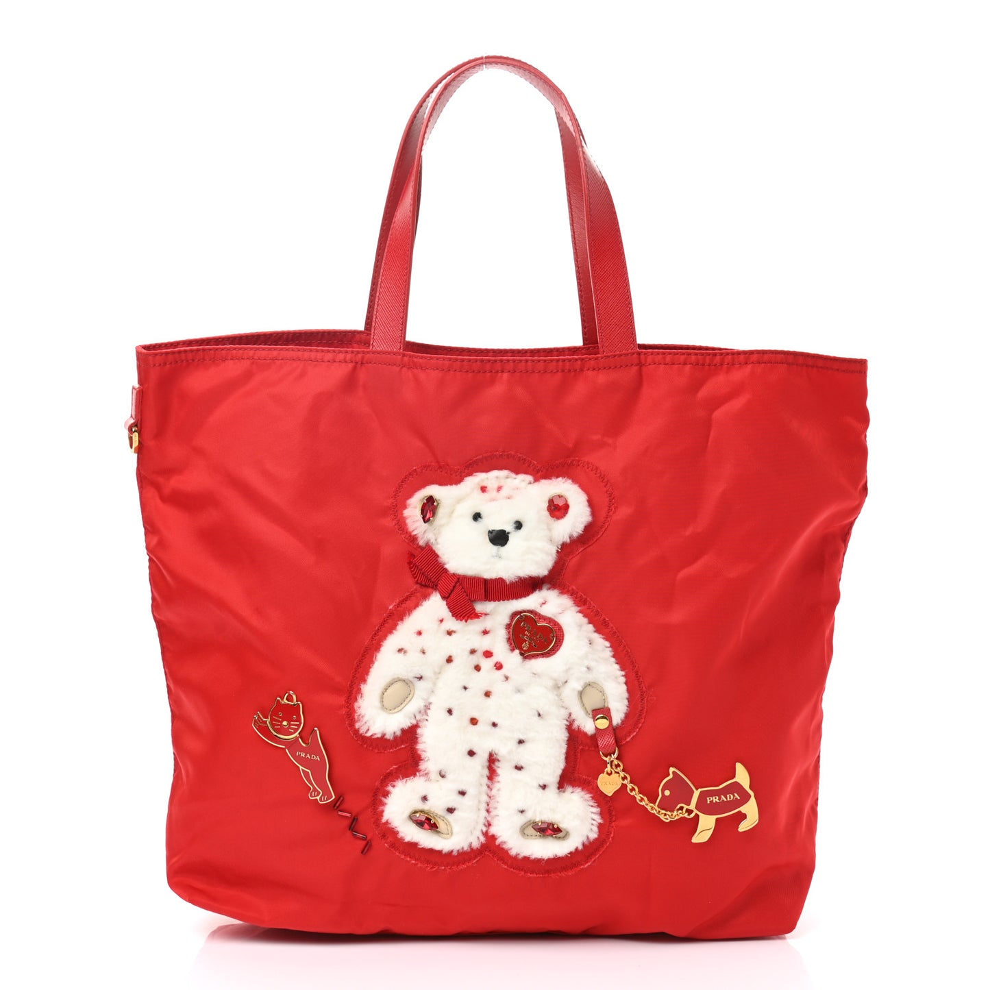 Tessuto Nylon Teddy Bear Tote
