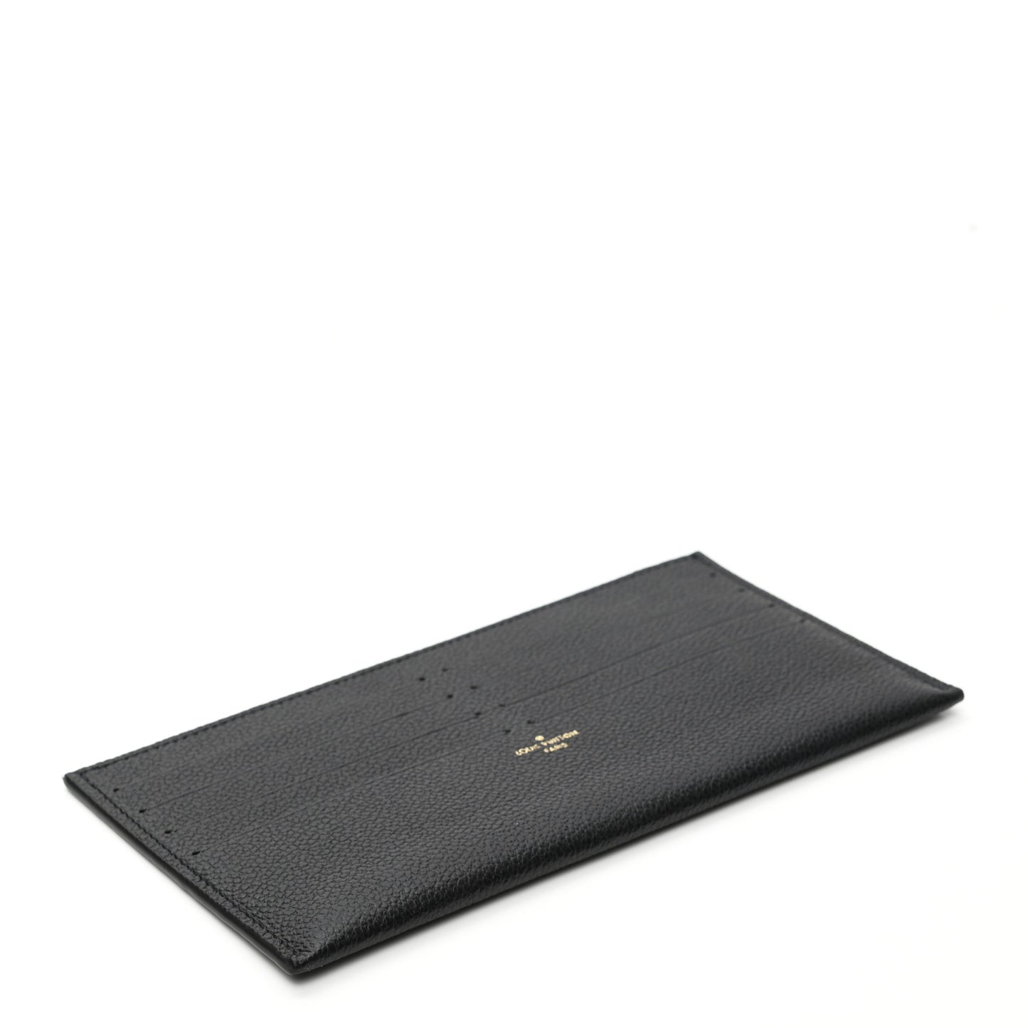 Calfskin Felicie Card Holder Insert Black