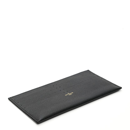 Louis Vuitton Calfskin Felicie Card Holder Insert Black 4 of 5