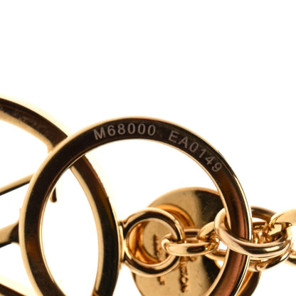 Louis Vuitton LV Circle Bag Charm Key Holder Gold 3 of 4