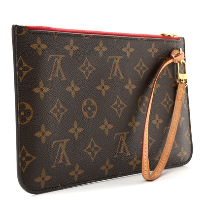 Louis Vuitton Monogram Neverfull MM GM Pochette Cherry 3 of 10