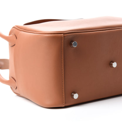 Hermes Swift Epsom Lindy 26 Tressage De Cuir Gold Bleu Du Nord 6 of 15
