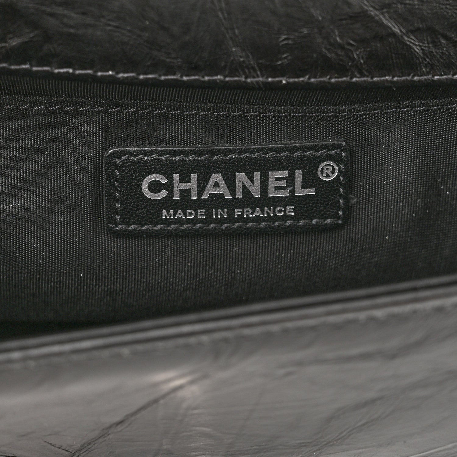 Chanel Aged Calfskin Chevron Quilted Medium Jacket Boy Flap Black 6 of 10