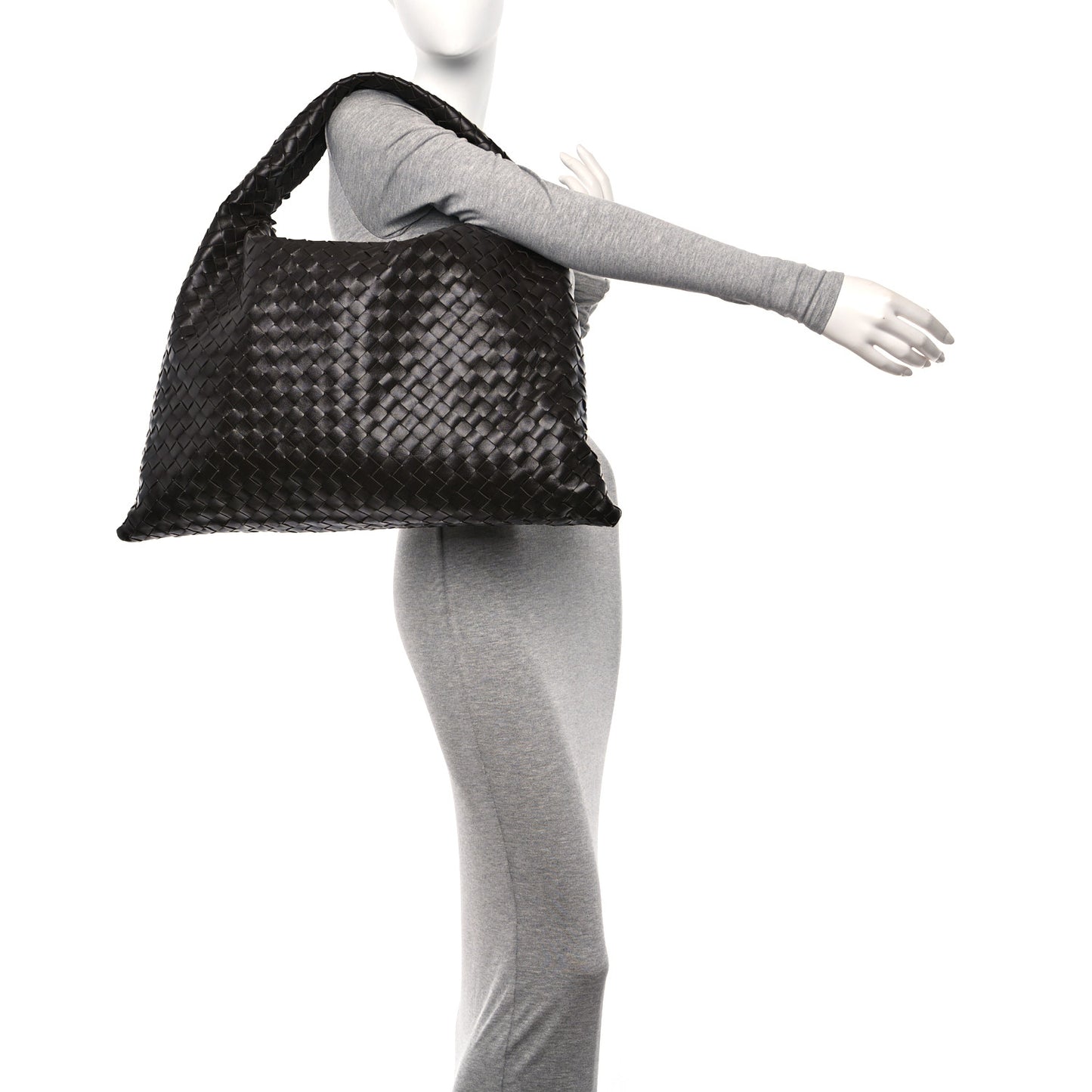 Calfskin Intrecciato Large Hop Fondant