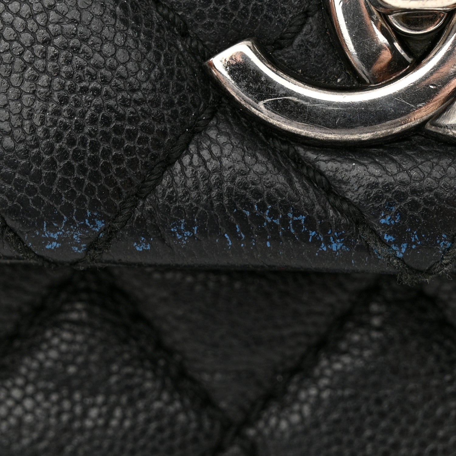 Chanel Caviar Quilted Small Coco Handle Flap Black 17 of 21