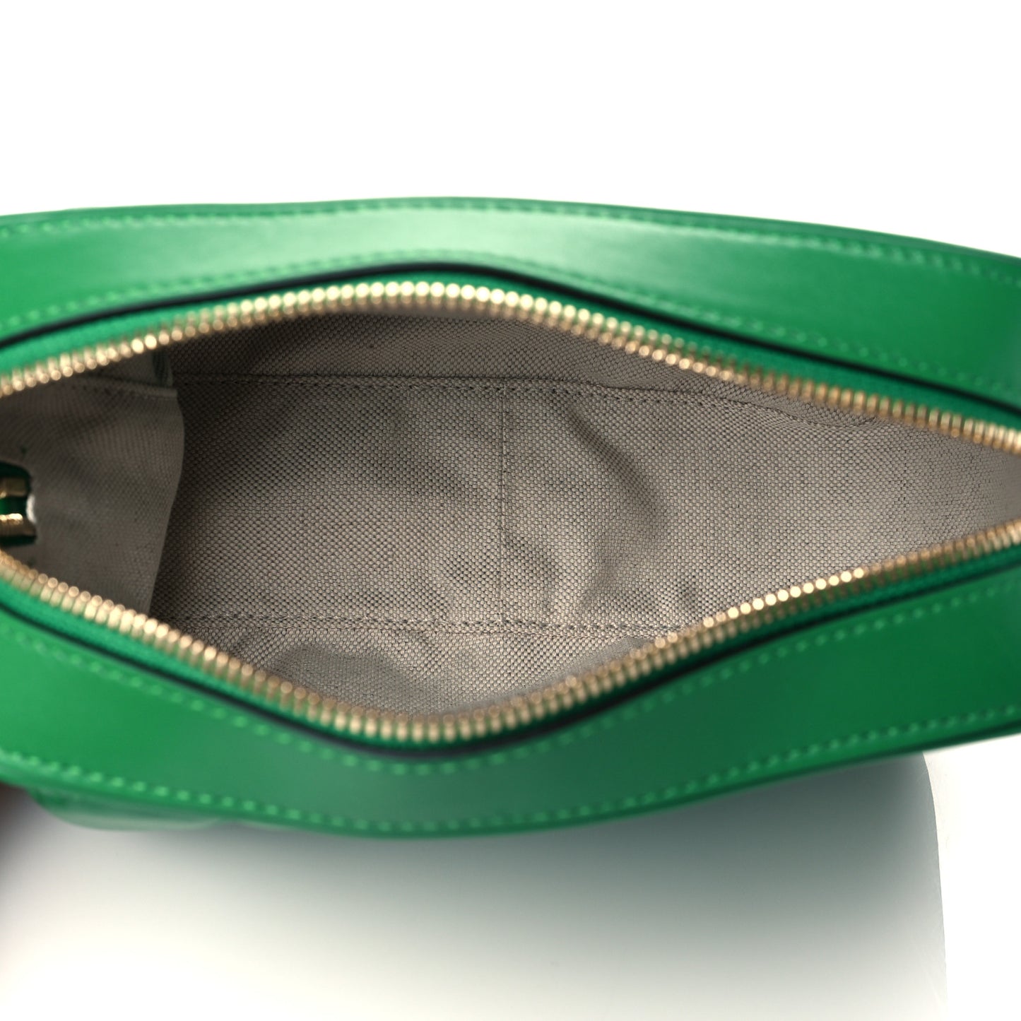 Calfskin GG Matelasse Shoulder Bag Spring Green Natural
