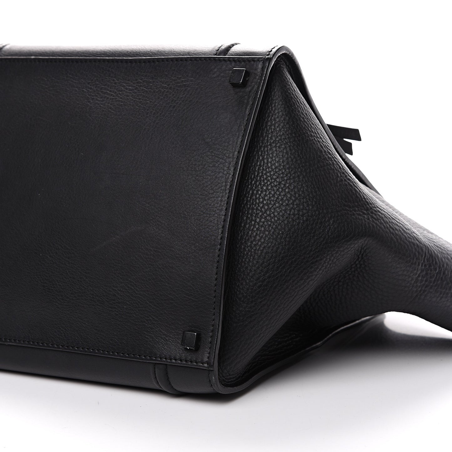 Supple Calfskin Medium Phantom Luggage Black