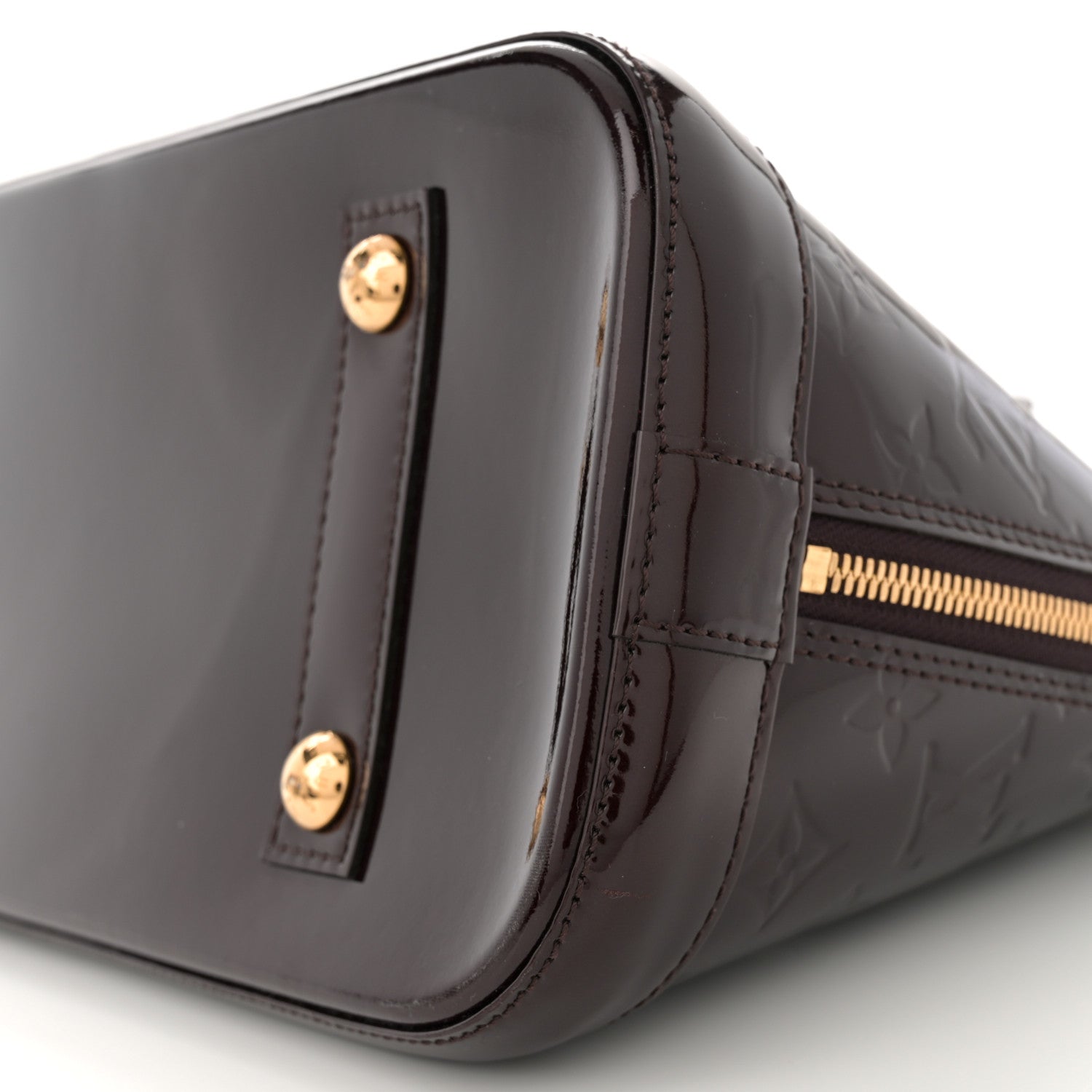 Louis Vuitton Vernis Alma MM Amarante 10 of 11