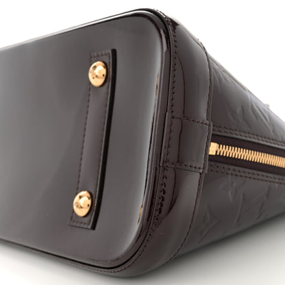 Louis Vuitton Vernis Alma MM Amarante 10 of 11