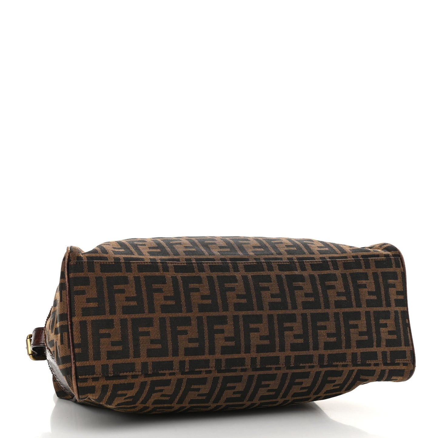 Zucca Calfskin Lizard Shoulder Bag Tobacco