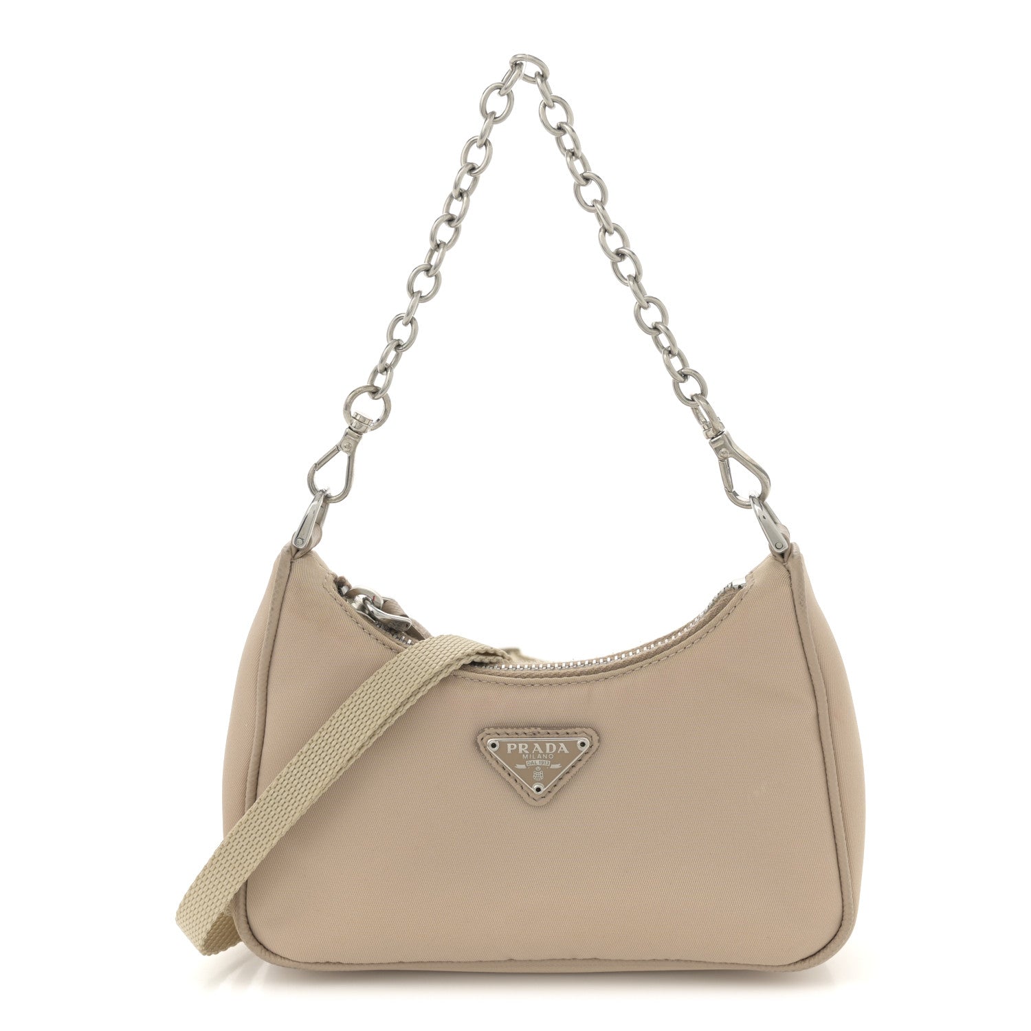 Prada Tessuto Nylon Saffiano Mini Re-Edition 2000 Shoulder Bag Cammeo 1 of 11