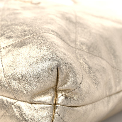 Chanel Metallic Calfskin Quilted Chanel 22 Golden 10 of 13