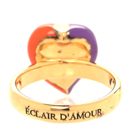 Gucci Interlocking G Heart Charm Ring M 3 of 4