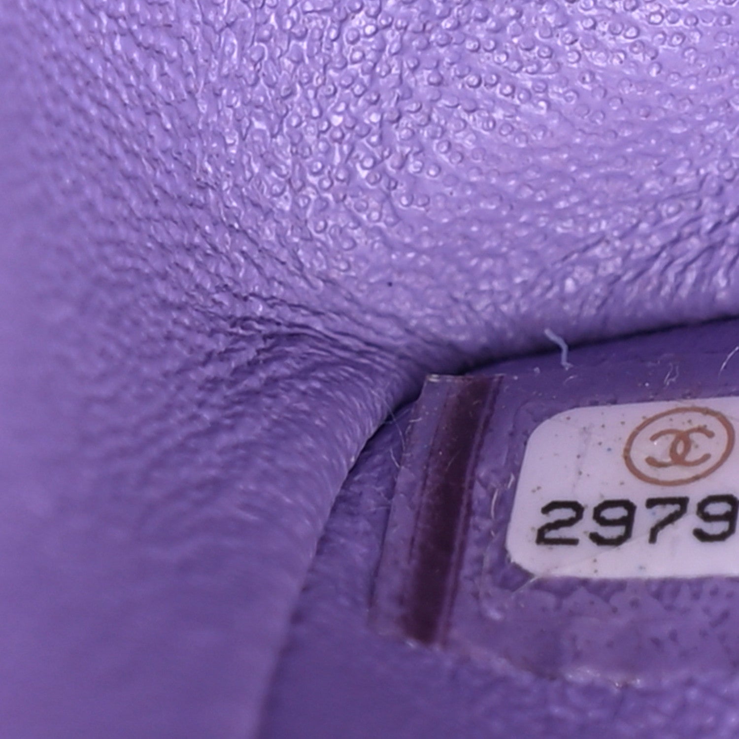 Chanel Caviar Quilted Small Double Flap Purple 7 of 11